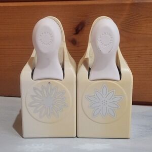 Martha Stewart Lot Of 2 Punch Chrysanthemum Water Lily‎ Scrapbook Card Making